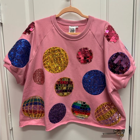 QUEEN OF SPARKLES Tops - QOS Disco Set | Top and Skort